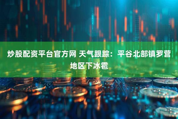 炒股配资平台官方网 天气跟踪：平谷北部镇罗营地区下冰雹