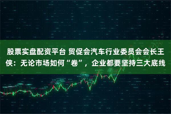 股票实盘配资平台 贸促会汽车行业委员会会长王侠：无论市场如何“卷”，企业都要坚持三大底线